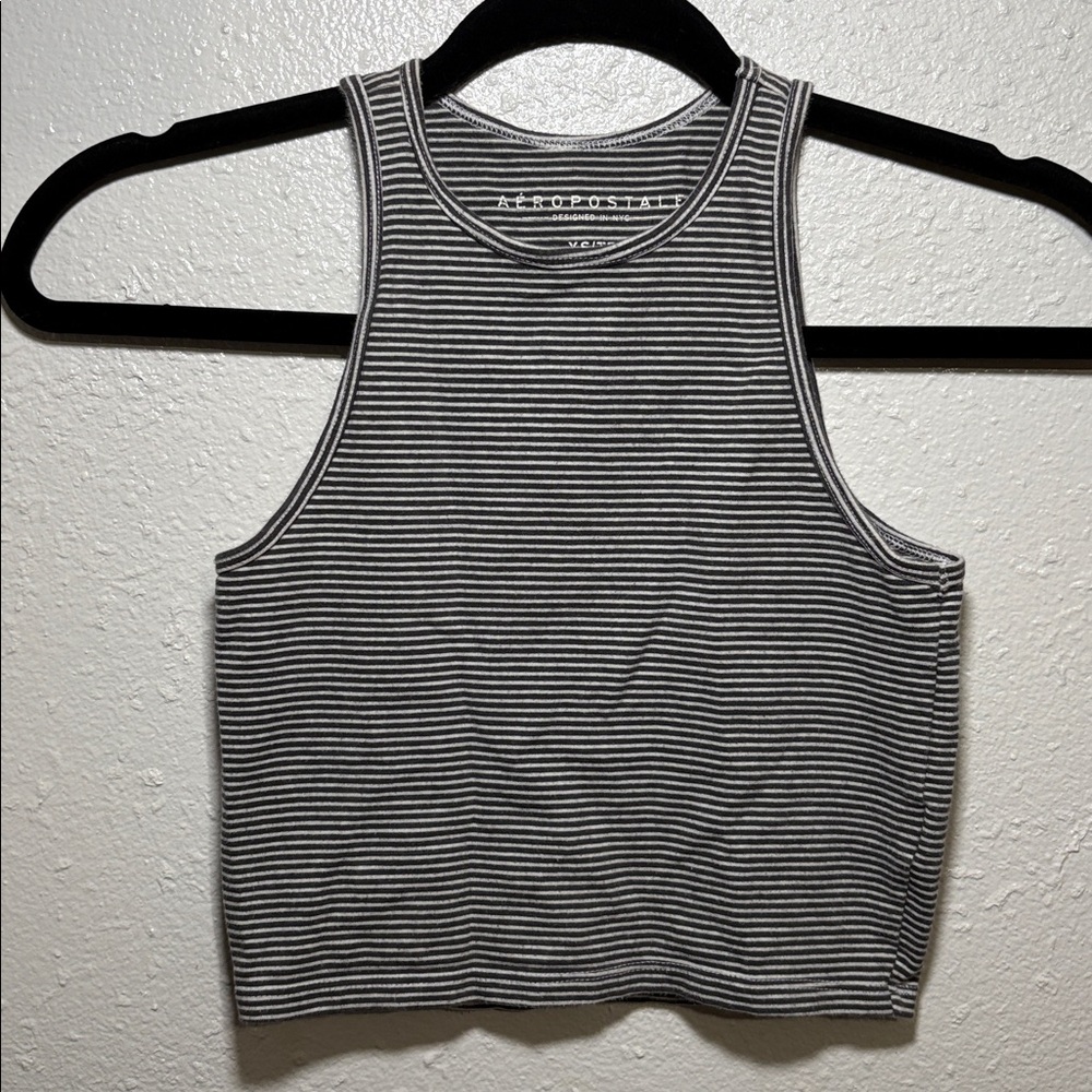 🛍 AEROPOSTALE striped cropped tank top